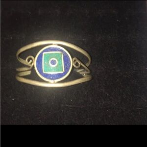 Vintage Makers Mark Alpaca Mexico Bracelet